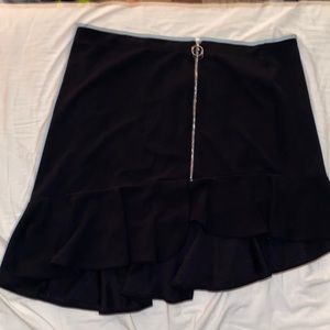 Forever 21 zip up asymmetrical skirt